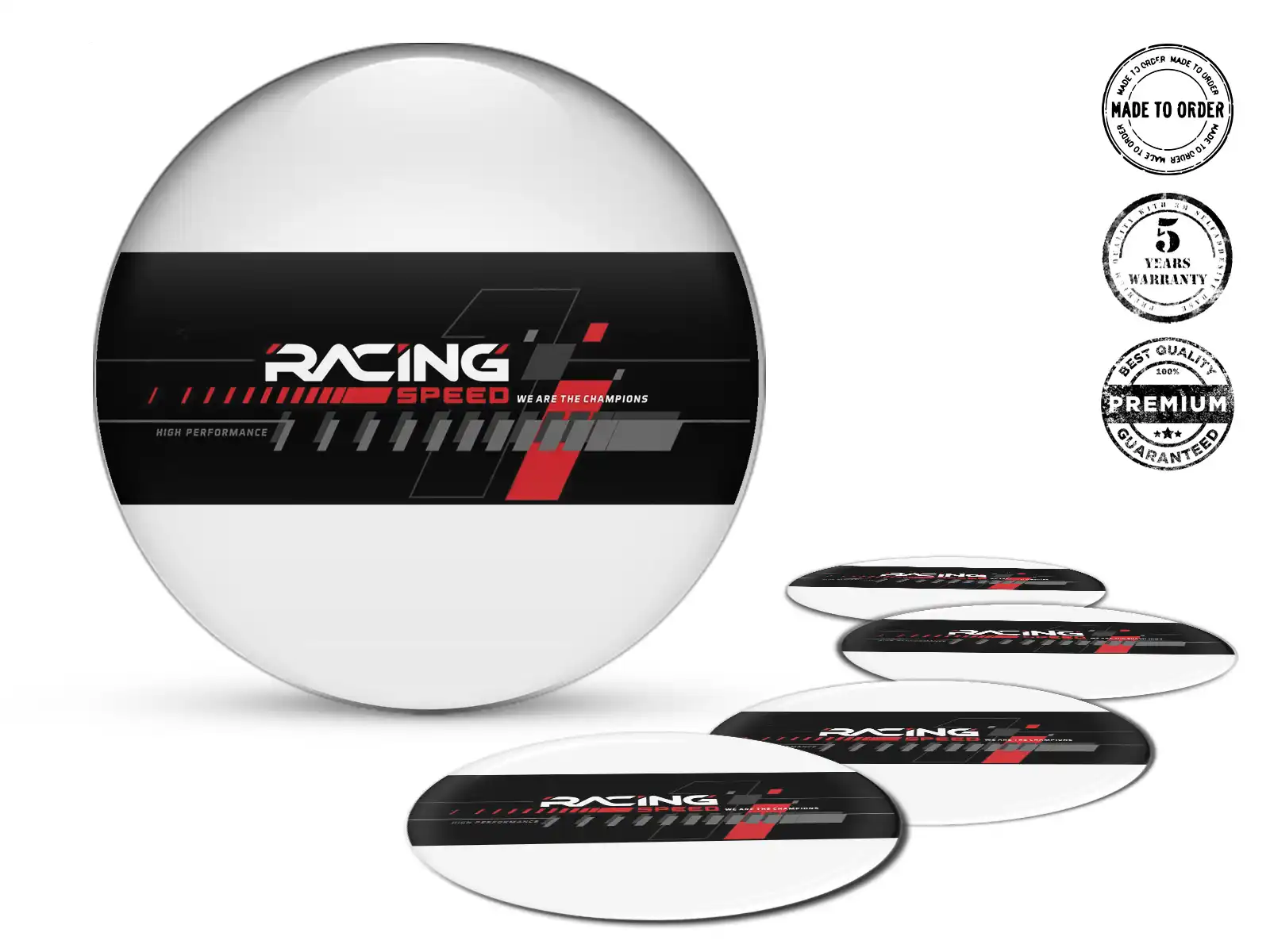 Resin Domed Stickers Advanced Quantum Velocity Core